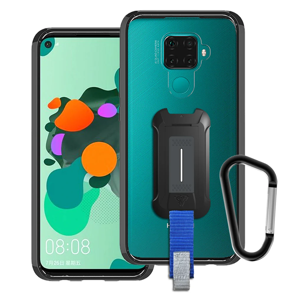 BX3-HW19-MT30L | Huawei Mate 30 Lite / Nova 5i Pro Case | Mountable Shockproof Rugged Case for Outdoors w/ Carabiner