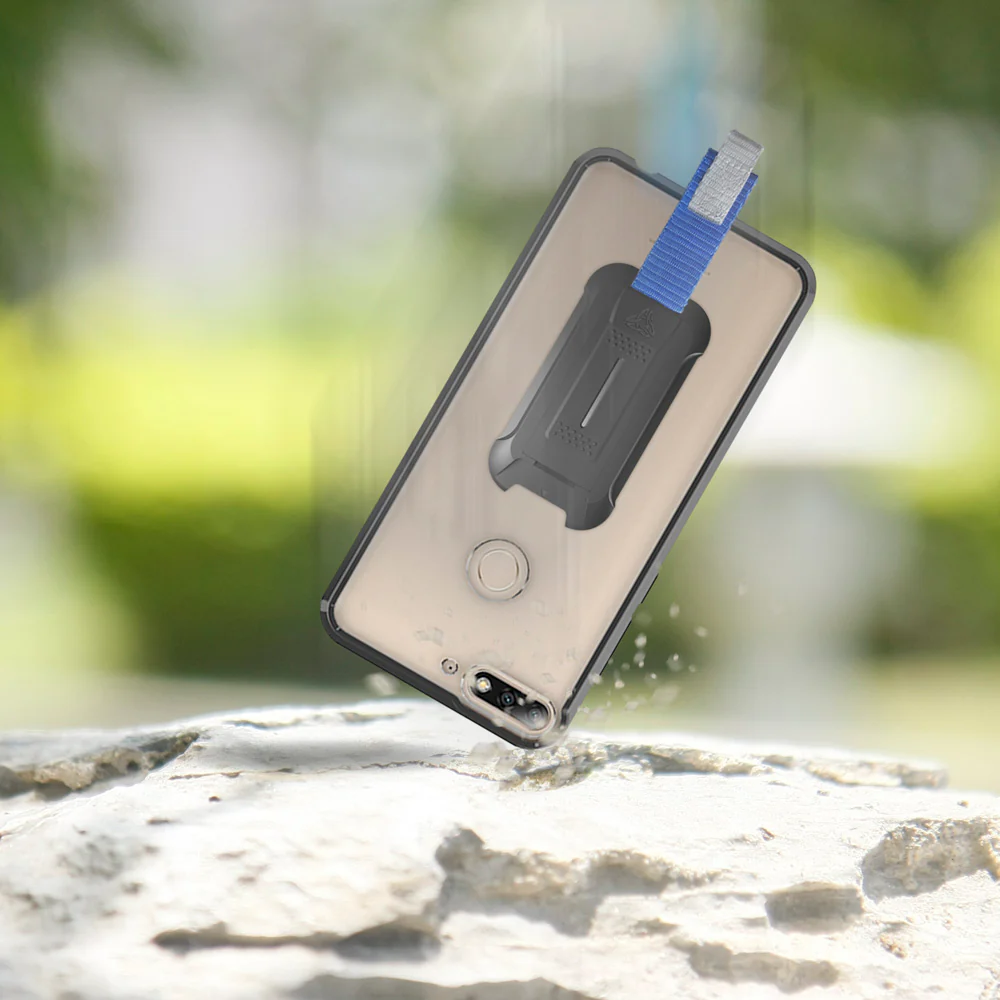 BX3-HW19-Y7PM | Huawei Y7 Prime (2019) / Y7 (2019) | Shockproof Rugged case w/ KEY Mount & Carabiner - Image 9