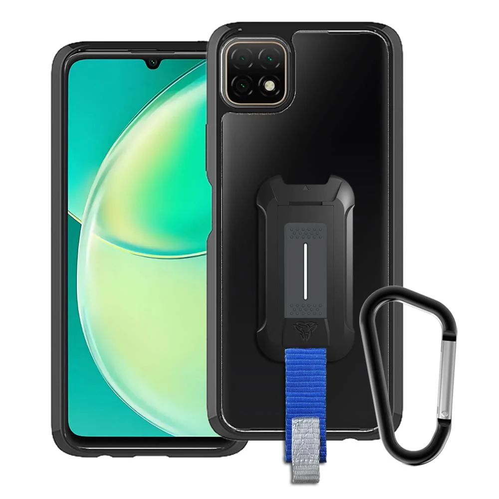 BX3-HW21-NVY60 | Huawei Nova Y60 / Enjoy 20 | Mountable Shockproof Rugged Case for Outdoors w/ Carabiner