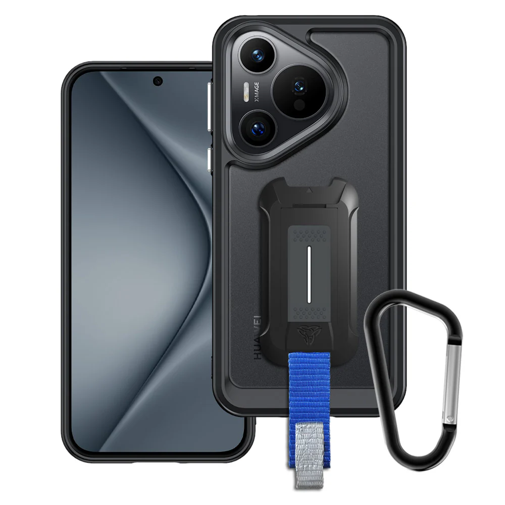 BX3-HW24-PR70 | Huawei Pura 70 | Mountable Shockproof Rugged Case for Outdoors w/ Carabiner