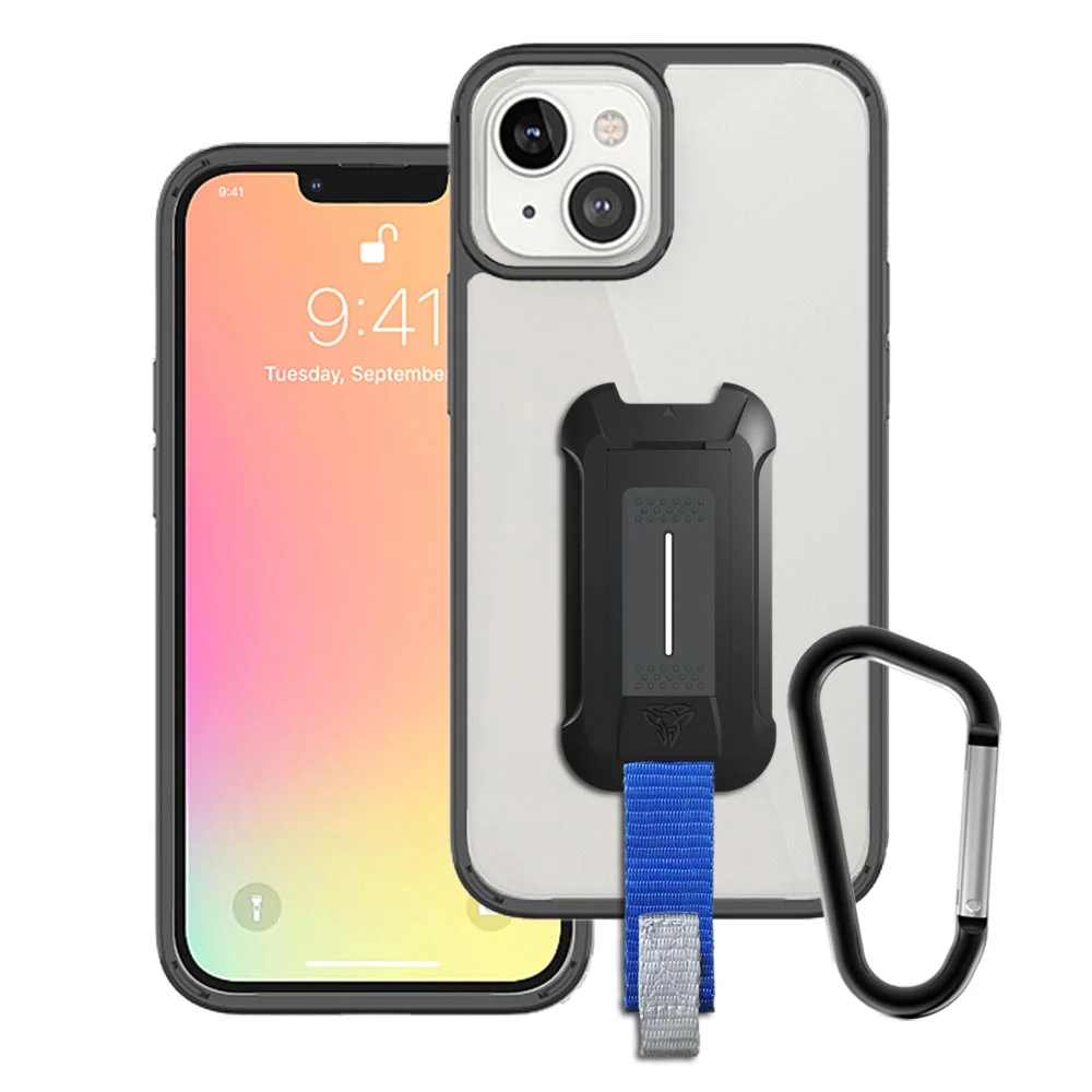 BX3-IPH-13 | iPhone 13 Case | Shockproof Drop Proof Rugged Cover w/ X-Mount & Carabiner