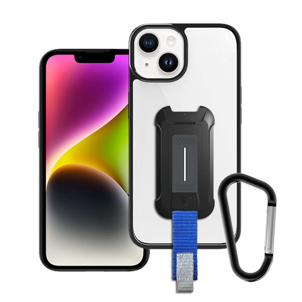 BX3-IPH-14 | iPhone 14 Case | Shockproof Drop Proof Rugged Cover w/ X-Mount & Carabiner