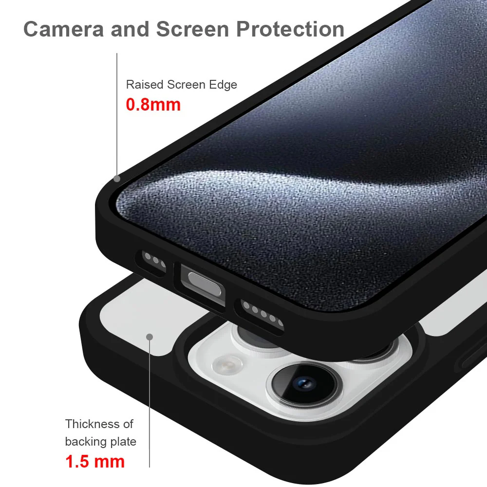 BX3-IPH-16PRO | iPhone 16 Pro Case  | Shockproof Drop Proof Rugged Cover w/ X-Mount & Carabiner - Image 8