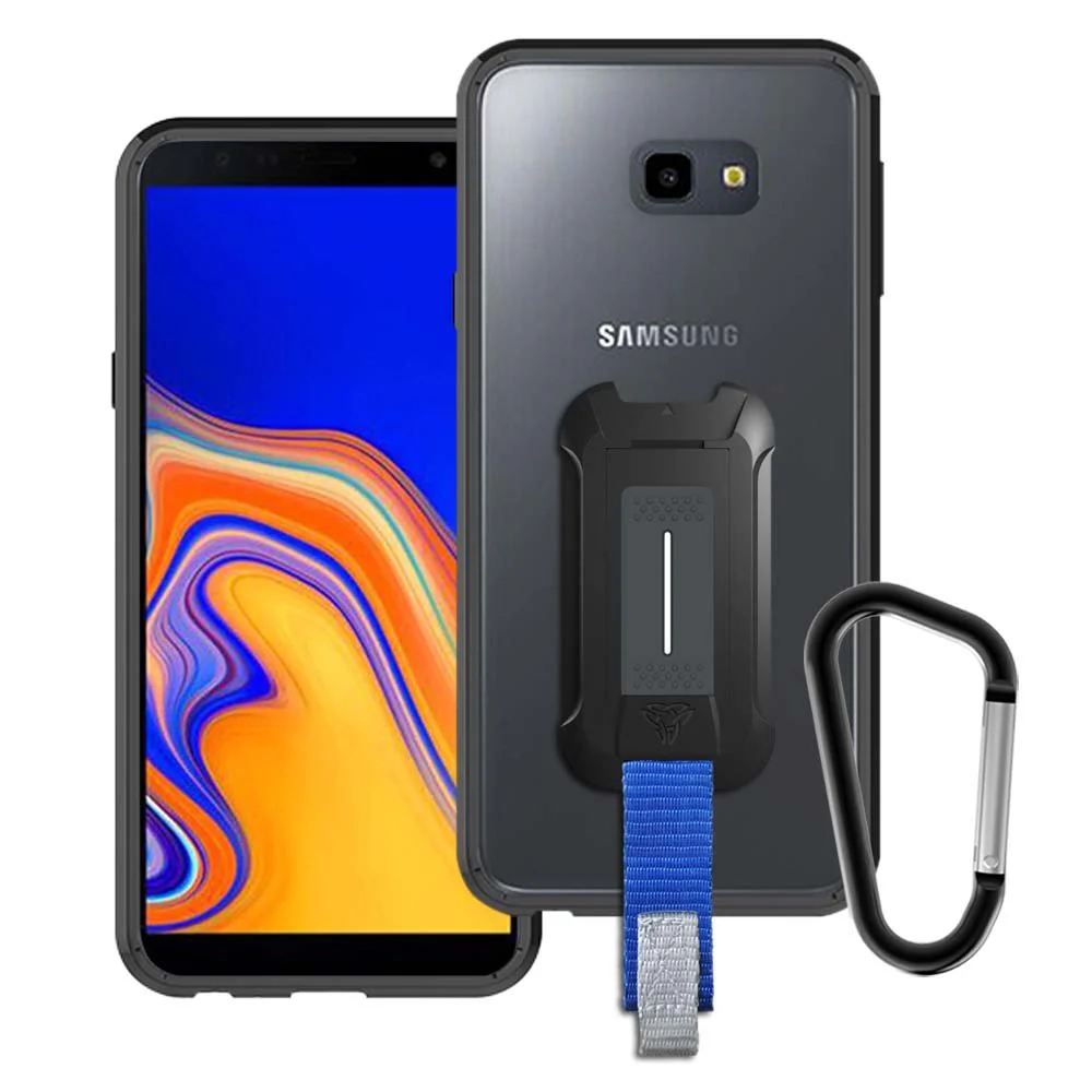 BX3-J4P | Samsung Galaxy J4 Prime / J4+ Plus | Mountable Shockproof Rugged Case for Outdoors w/ Carabiner