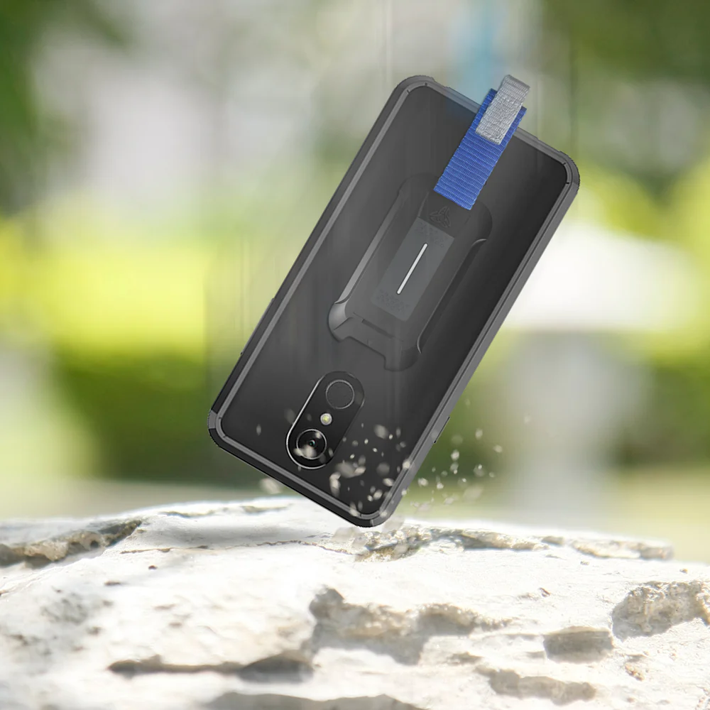 BX3-LG18-Q7 | LG Q7 / Q7+ | Shockproof Rugged case w/ KEY Mount & Carabiner - Image 9