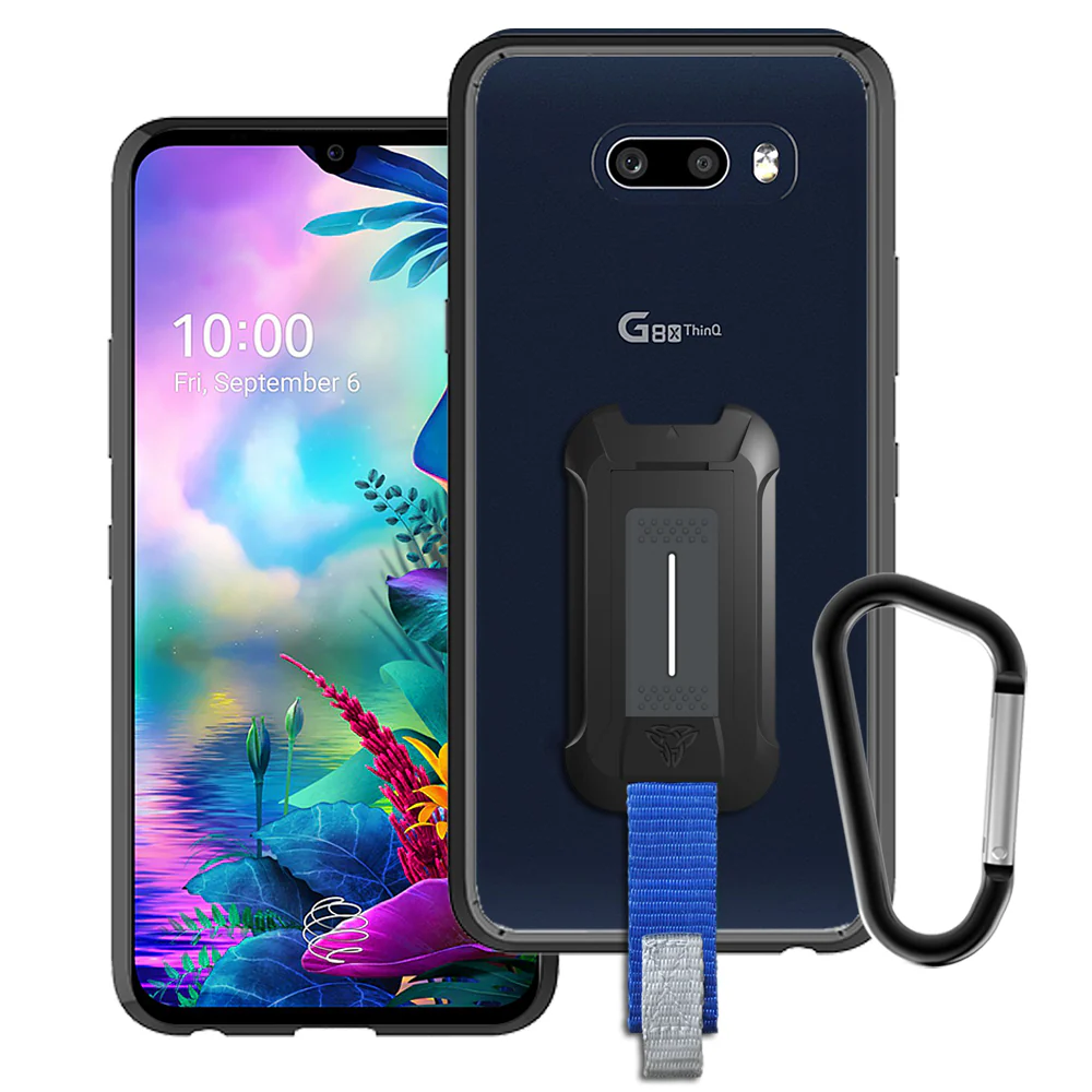 BX3-LG19-G8X | LG G8X ThinQ / V50S ThinQ Case | Shockproof Rugged case w/ KEY Mount & Carabiner