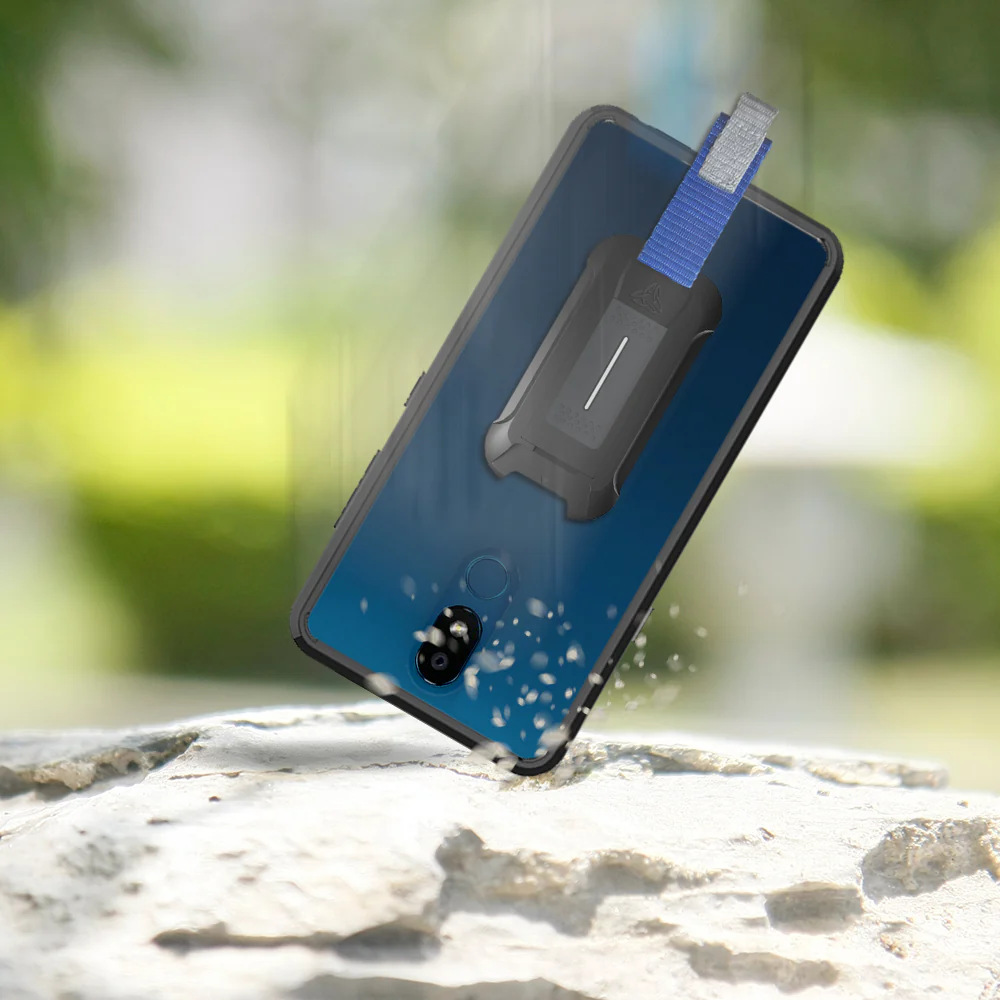BX3-LG19-K30 | LG K30 (2019) Case | Shockproof Rugged case w/ KEY Mount & Carabiner - Image 9