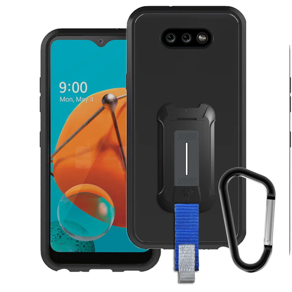 BX3-LG20-K31 | LG K31 | Shockproof Rugged case w/ KEY Mount & Carabiner