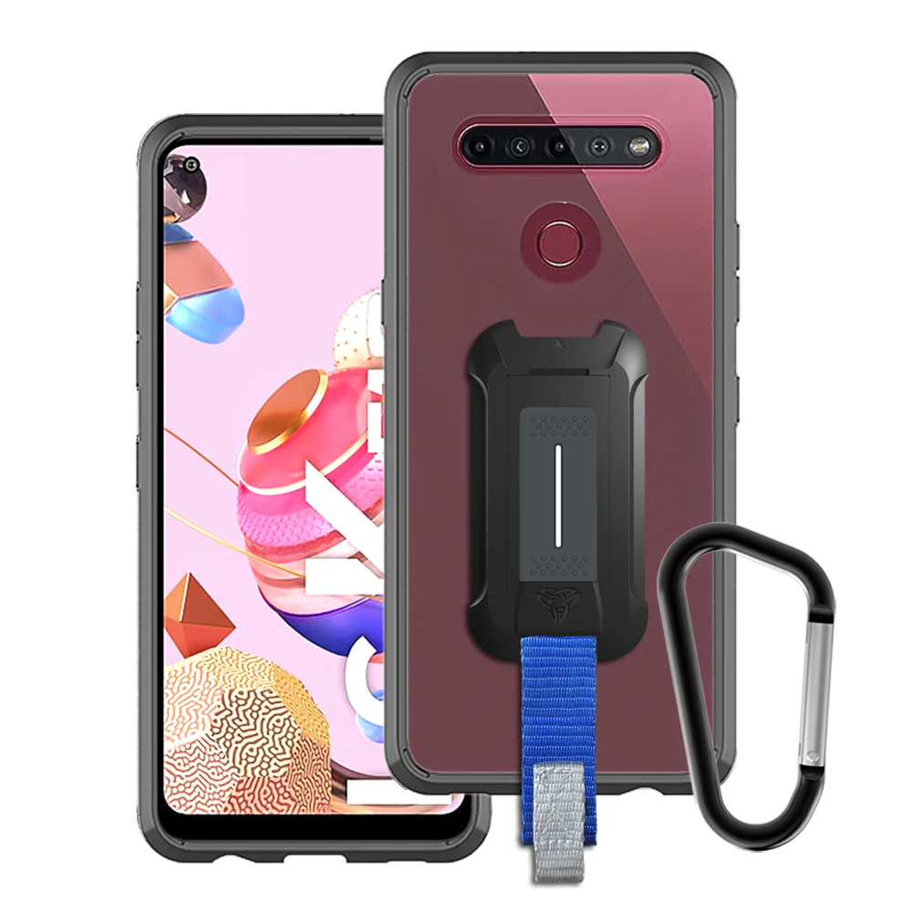 BX3-LG20-K51S | LG K51s | Shockproof Rugged case w/ KEY Mount & Carabiner