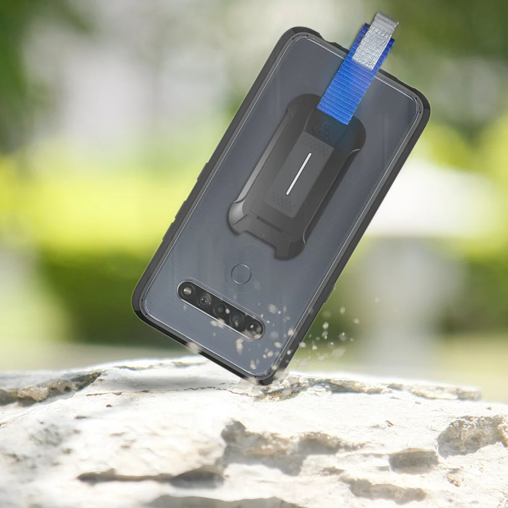 BX3-LG20-K61 | LG K61 | Shockproof Rugged case w/ KEY Mount & Carabiner - Image 7