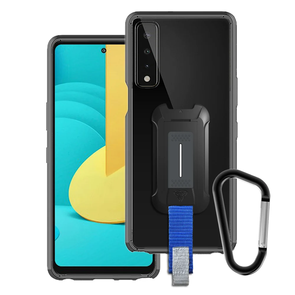 BX3-LG20-ST75G | LG Stylo 7 5G Case | Shockproof Rugged case w/ KEY Mount & Carabiner