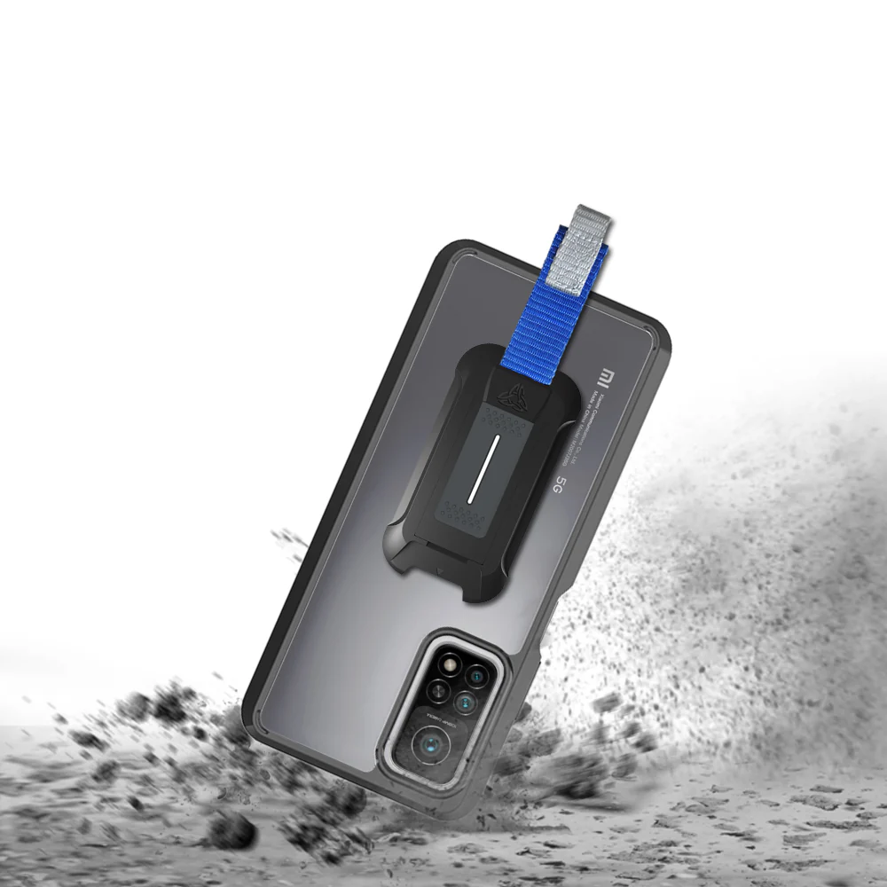 BX3-Mi20-M10T | Xiaomi Mi 10T 5G / Xiaomi Mi 10T Pro 5G | Mountable Shockproof Rugged Case for Outdoors w/ Carabiner - Image 9