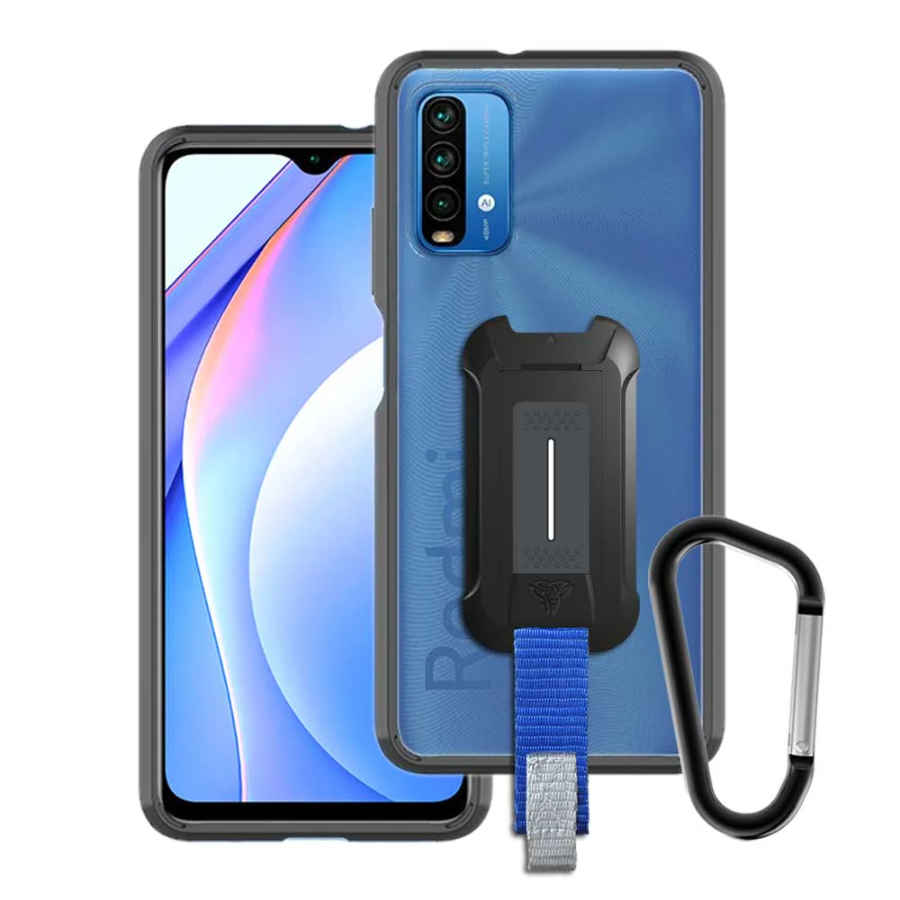 BX3-Mi20-PCM3 | Xiaomi Poco M3 / Xiaomi Redmi Note 9 4G Case | Protection Military Grade w/ KEY Mount & Carabiner
