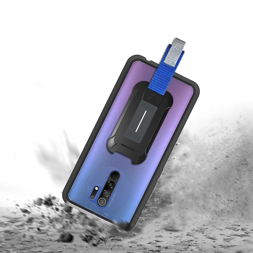 BX3-Mi20-RM9 | Xiaomi Redmi 9 | Shockproof Rugged case w/ KEY Mount & Carabiner - Image 9