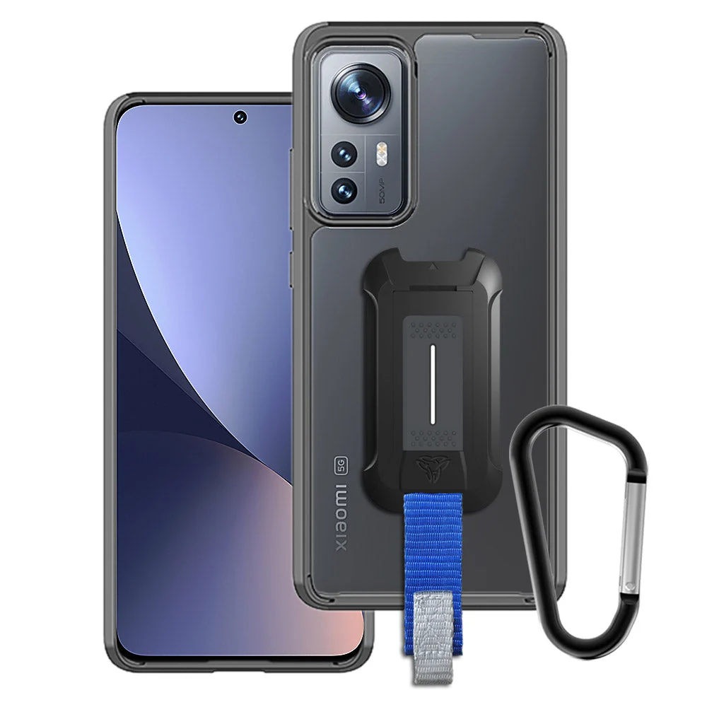 BX3-Mi21-M12X | Xiaomi 12X 5G | Shockproof Rugged case w/ KEY Mount & Carabiner