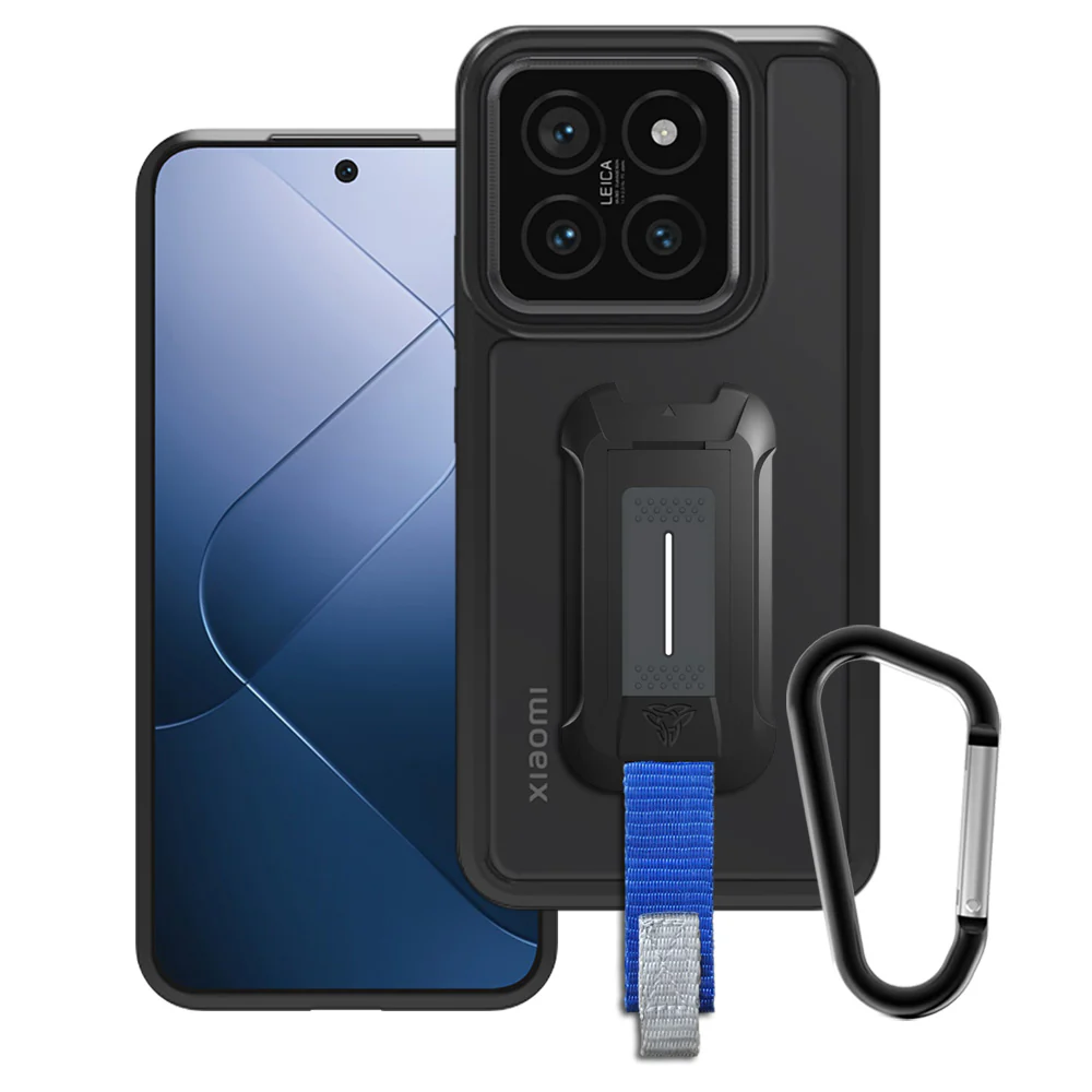 BX3-Mi23-M14 | Xiaomi 14 | Shockproof Rugged case w/ KEY Mount & Carabiner