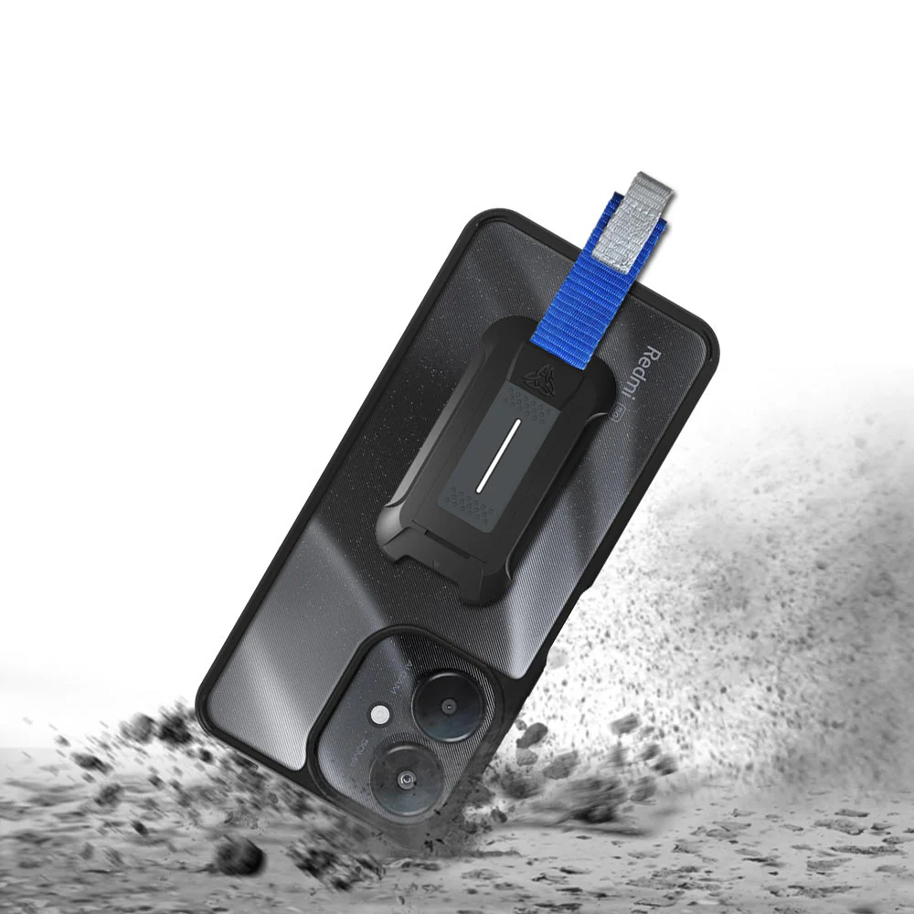 BX3-Mi23-RM13C | Xiaomi Redmi 13C 5G / 13C 4G | Shockproof Rugged case w/ KEY Mount & Carabiner - Image 9