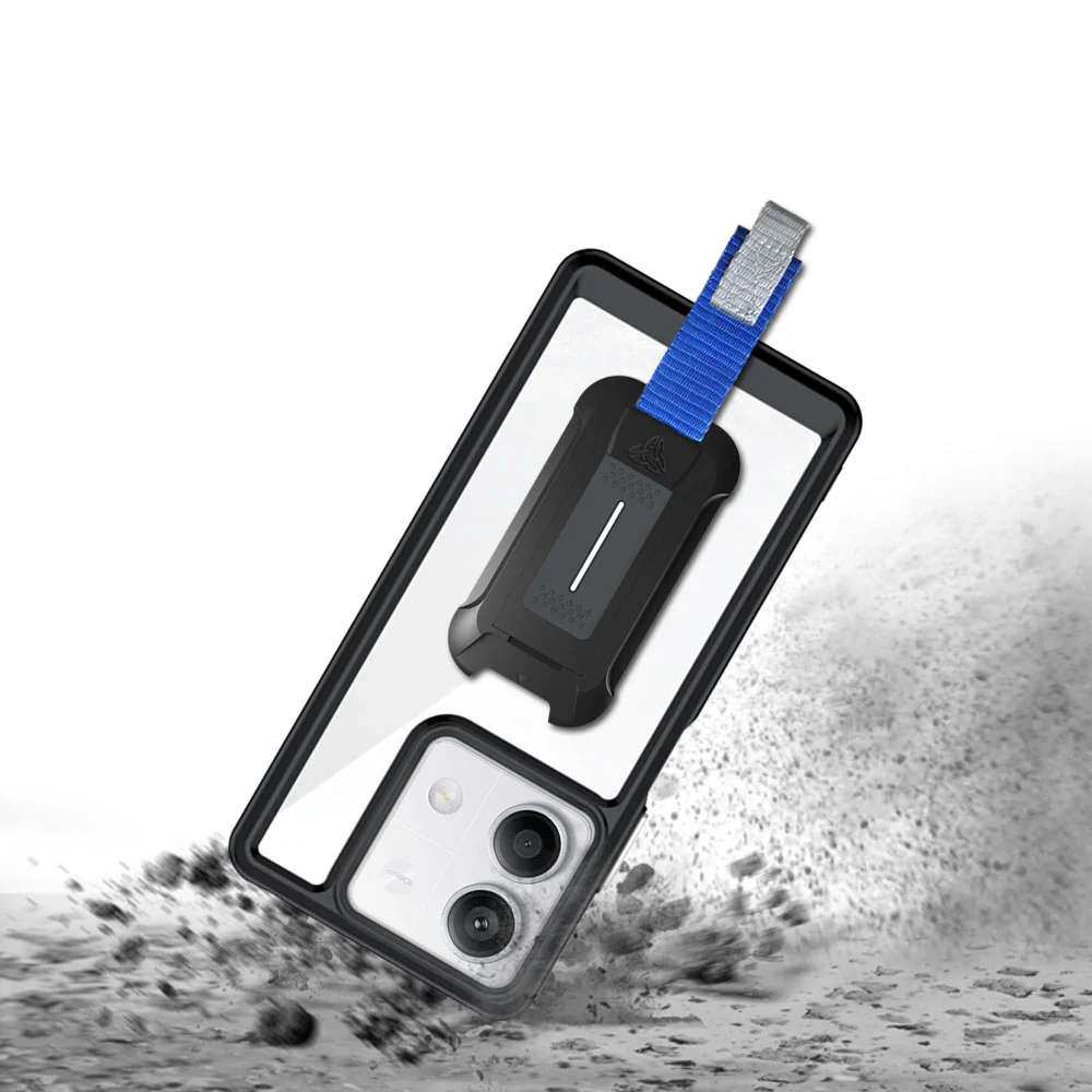 BX3-Mi23-RMN135G | Xiaomi Redmi Note 13 5G | Shockproof Rugged case w/ KEY Mount & Carabiner - Image 2