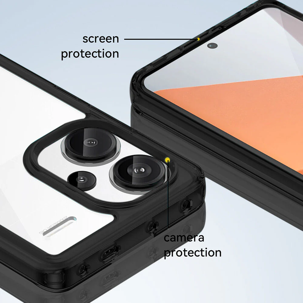 BX3-Mi23-RMN13PRPL | Xiaomi Redmi Note 13 Pro+ 5G | Shockproof Rugged case w/ KEY Mount & Carabiner - Image 9