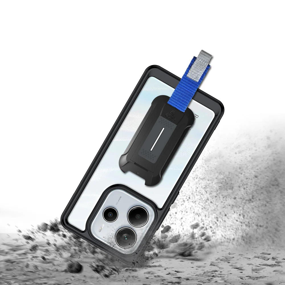 BX3-Mi24-RMN145G | Xiaomi Redmi Note 14 5G | Shockproof Rugged case w/ KEY Mount & Carabiner - Image 9