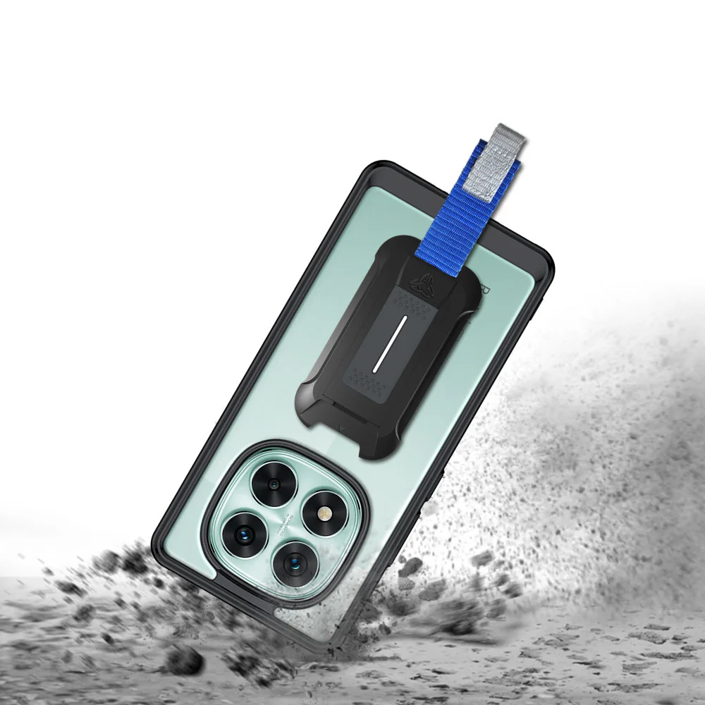 BX3-Mi24-RMN14P5G | Xiaomi Redmi Note 14 Pro 5G | Shockproof Rugged case w/ KEY Mount & Carabiner - Image 9