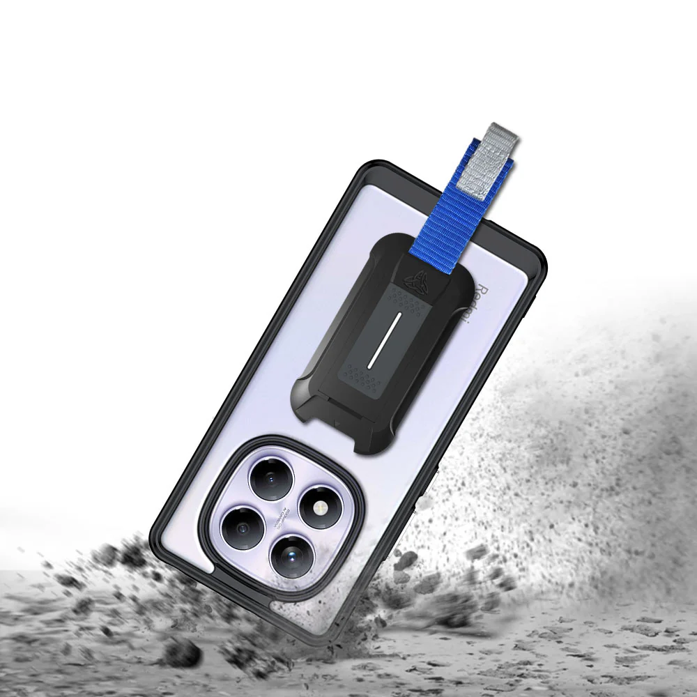 BX3-Mi25-RMN14P4G | Xiaomi Redmi Note 14 Pro 4G | Shockproof Rugged case w/ KEY Mount & Carabiner - Image 9