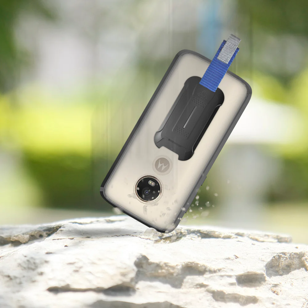 BX3-MT18-E5P | Motorola Moto E5 Play | Shockproof Rugged case w/ KEY Mount & Carabiner - Image 9