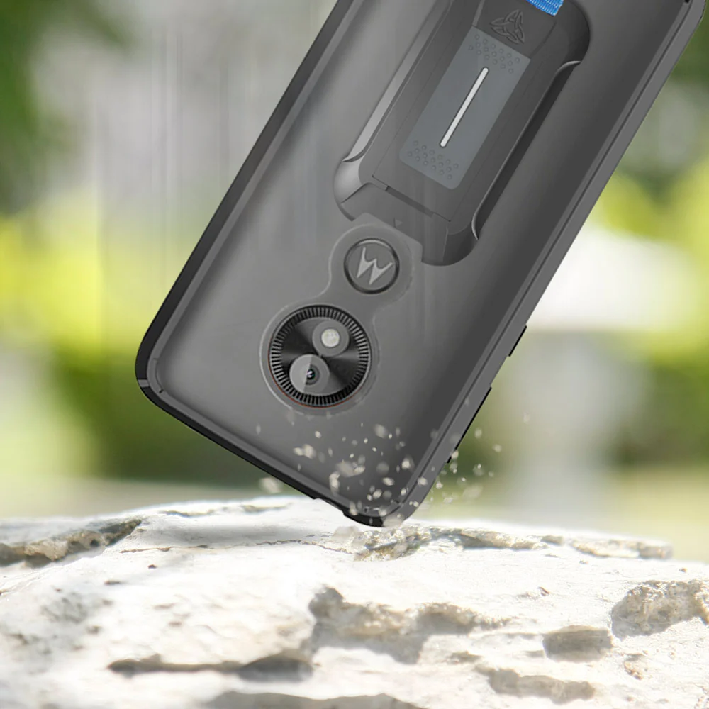 BX3-MT18-E5PGO | Motorola Moto E5 Play Go | Mountable Shockproof Rugged Case for Outdoors w/ Carabiner - Image 7