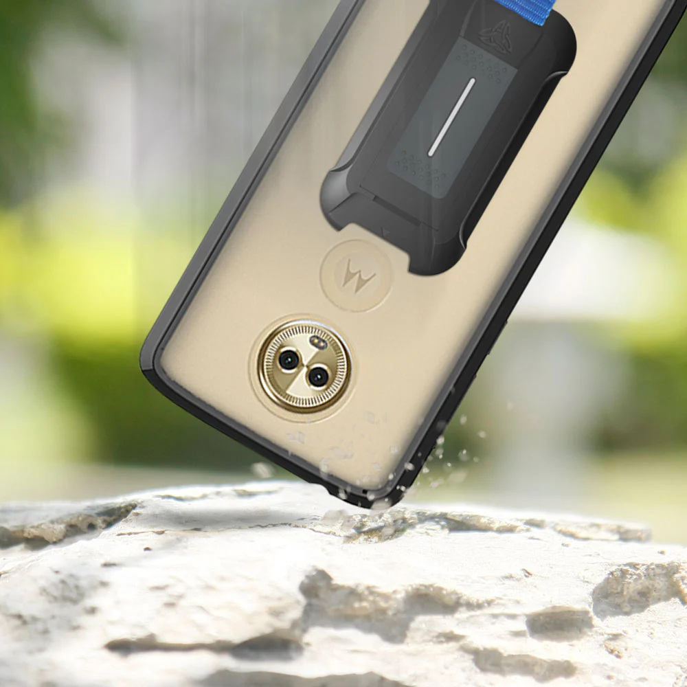 BX3-MT18-E5PLUS | Motorola Moto E5 Plus | Mountable Shockproof Rugged Case for Outdoors w/ Carabiner - Image 7