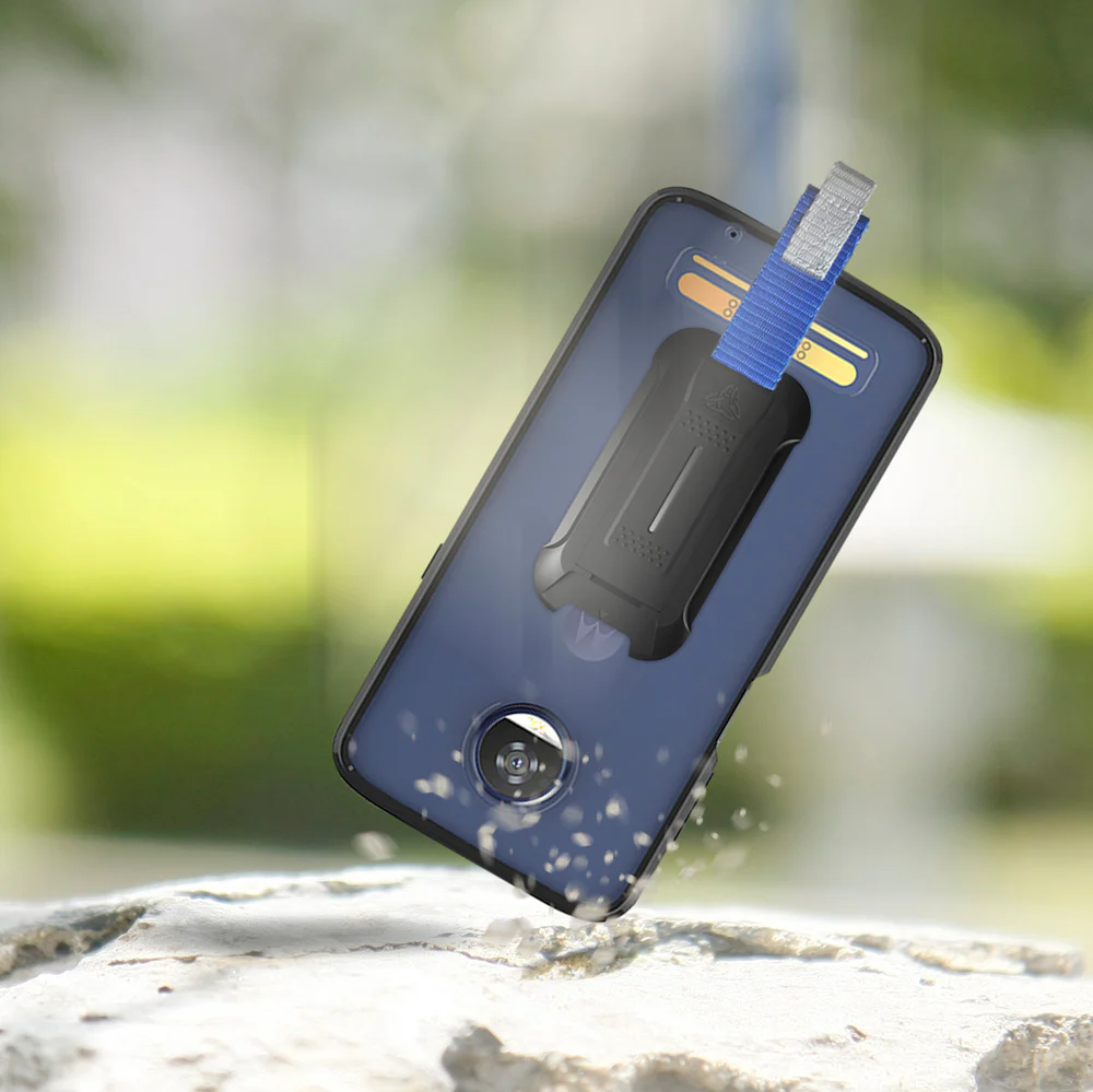 BX3-MT18-Z3PL | Motorola Moto Z3 Play | Shockproof Rugged case w/ KEY Mount & Carabiner - Image 9