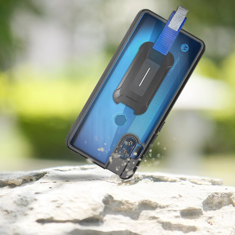 BX3-MT19-OH | Motorola Moto One Hyper Case | Mountable Shockproof Rugged Case for Outdoors w/ Carabiner - Image 7