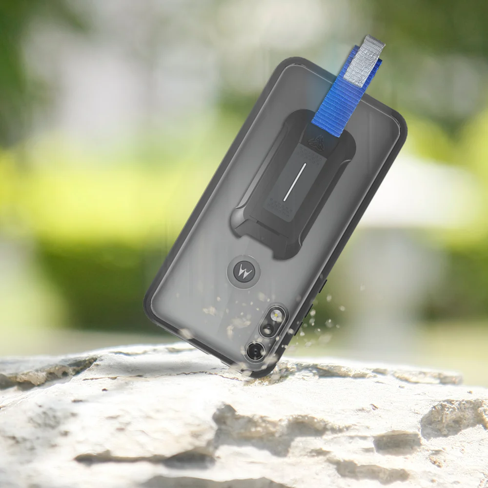 BX3-MT20-E2020 | Motorola Moto E 2020 | Mountable Shockproof Rugged Case for Outdoors w/ Carabiner - Image 8