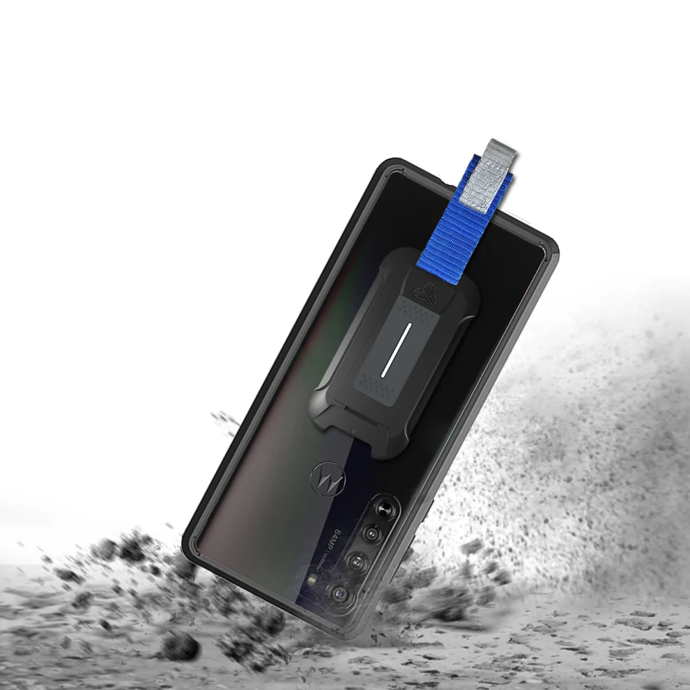 BX3-MT20-EG | Motorola Edge | Mountable Shockproof Rugged Case for Outdoors w/ Carabiner - Image 9