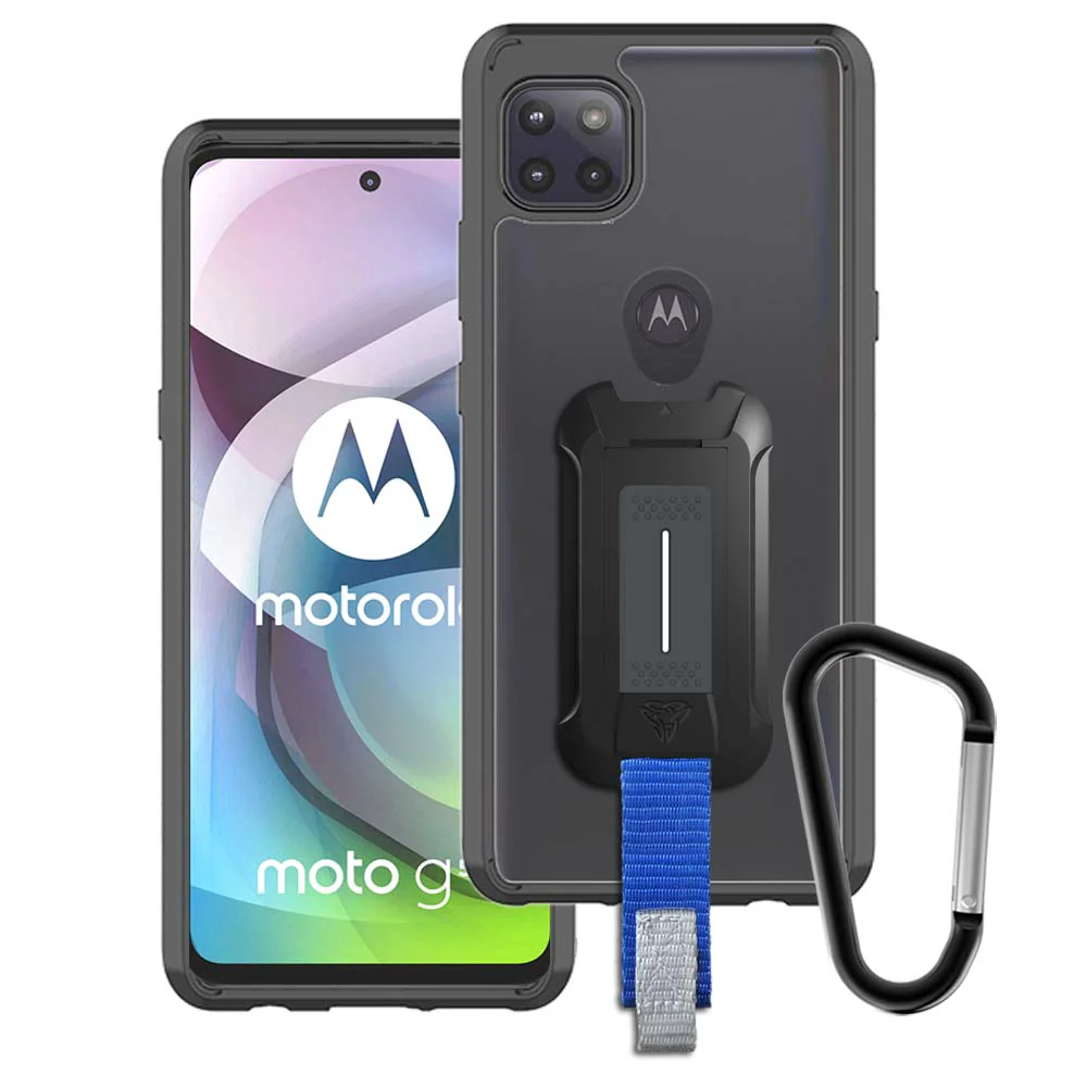 BX3-MT20-G5G | Motorola Moto G 5G (2020) Case | Mountable Shockproof Rugged Case for Outdoors w/ Carabiner