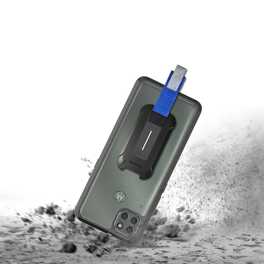 BX3-MT20-G9PW |  Motorola Moto G9 Power Case | Mountable Shockproof Rugged Case for Outdoors w/ Carabiner - Image 2