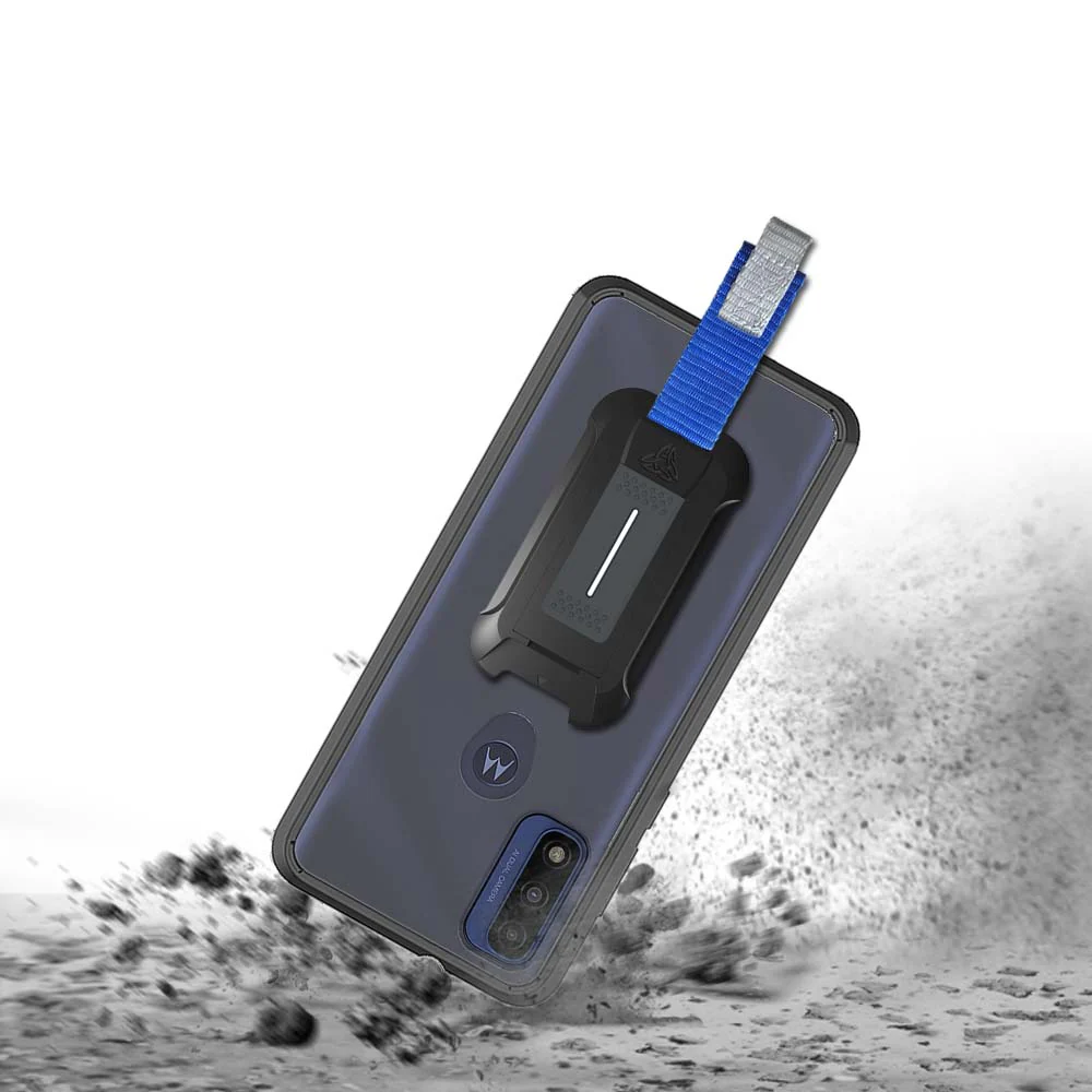 BX3-MT21-GPR | Motorola Moto G Pure Case | Mountable Shockproof Rugged Case for Outdoors w/ Carabiner - Image 7