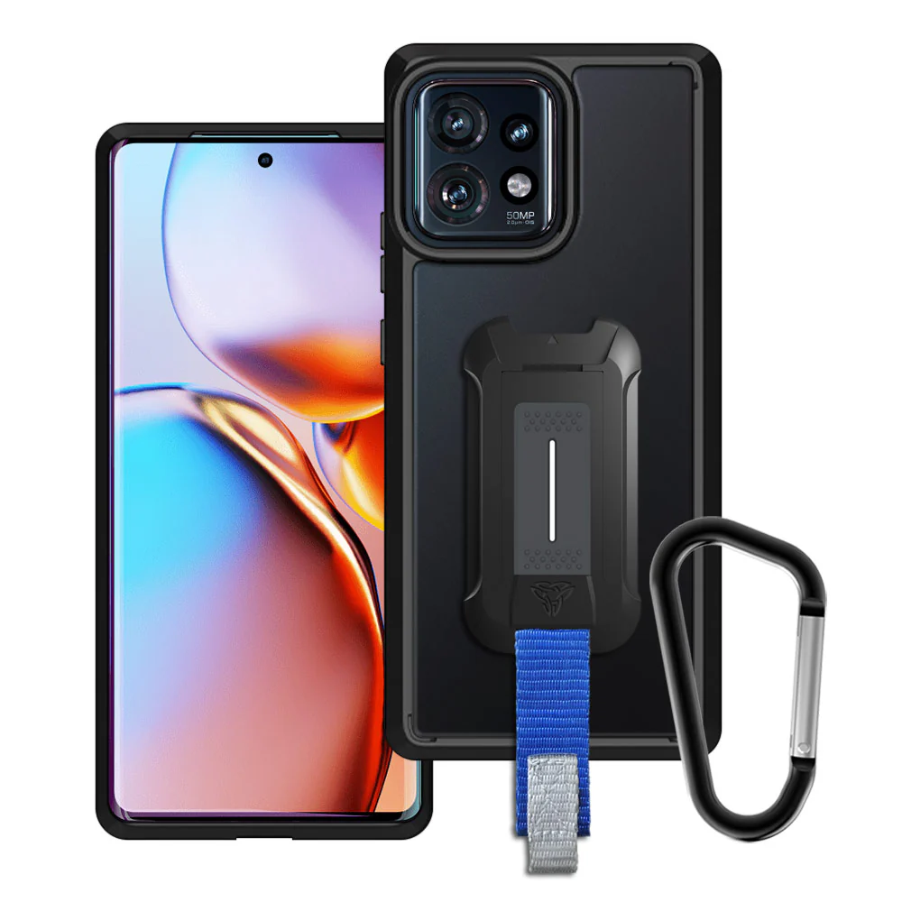 BX3-MT23-EGP23 | Motorola Edge+ 2023 / Edge 40 Pro | Mountable Shockproof Rugged Case for Outdoors w/ Carabiner