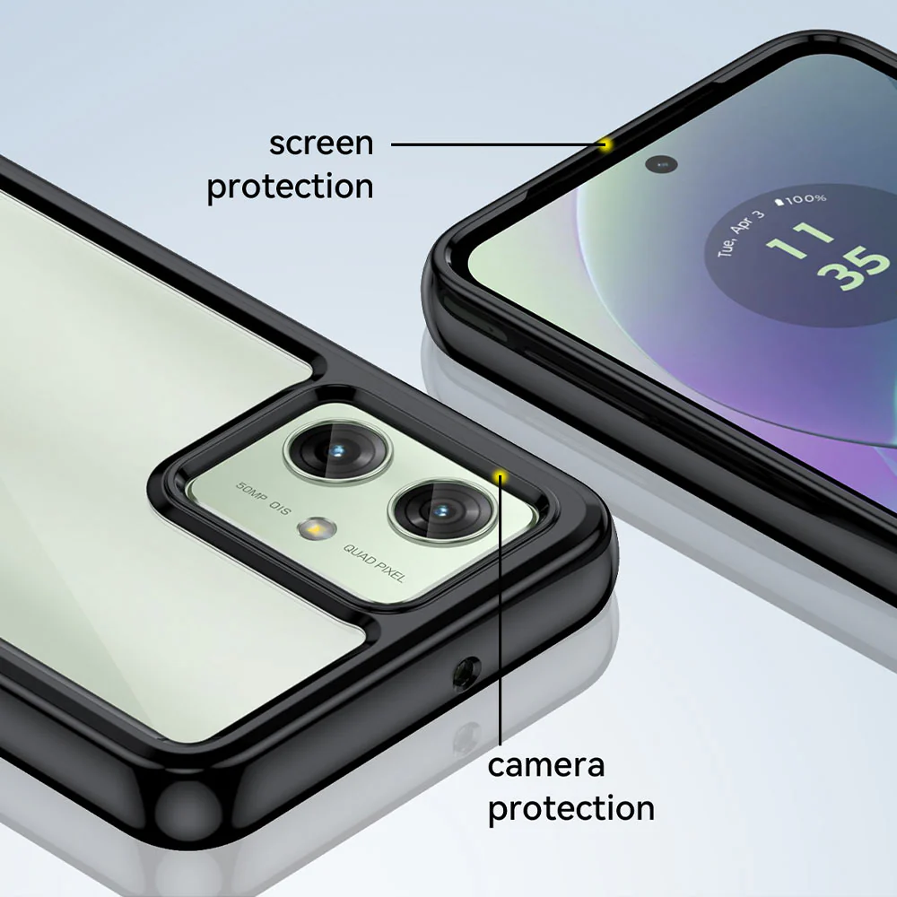BX3-MT23-G54PW | Motorola Moto G54 Power | Mountable Shockproof Rugged Case for Outdoors w/ Carabiner - Image 8