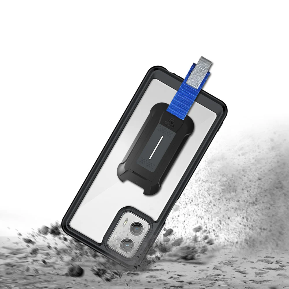 BX3-MT23-G735G | Motorola Moto G73 5G | Mountable Shockproof Rugged Case for Outdoors w/ Carabiner - Image 9