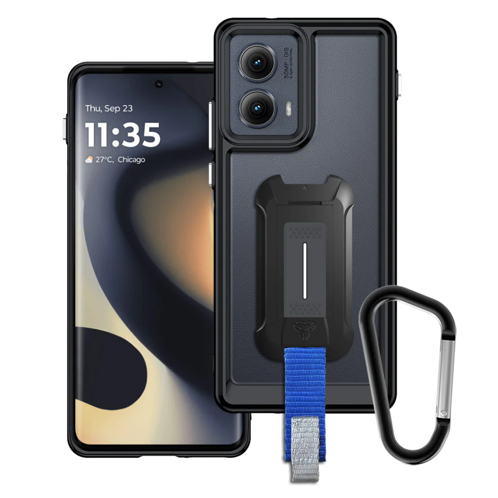 BX3-MT24-EG24 | Motorola Edge 2024 | Mountable Shockproof Rugged Case for Outdoors w/ Carabiner