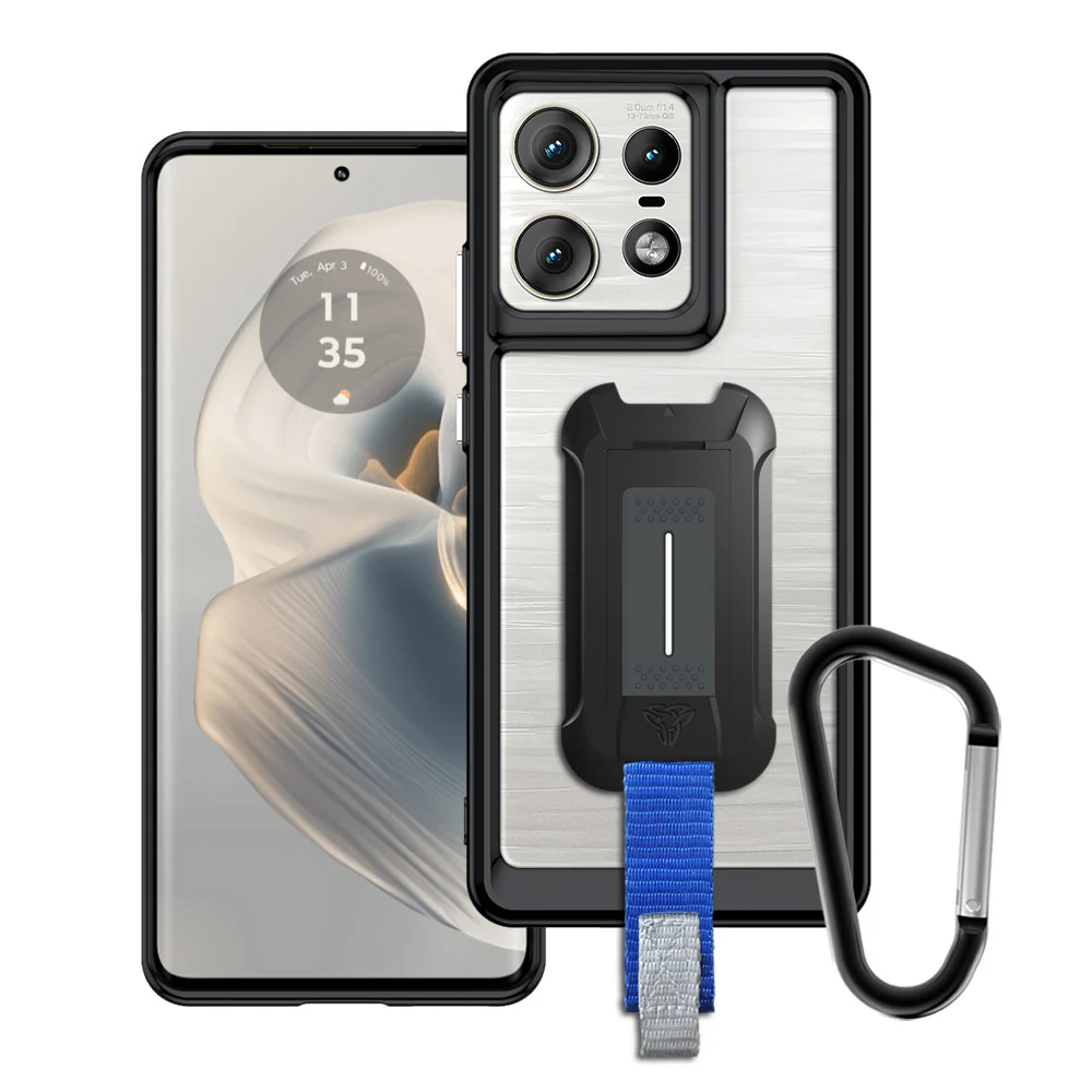 BX3-MT24-EG50P | Motorola Edge 50 Pro | Mountable Shockproof Rugged Case for Outdoors w/ Carabiner