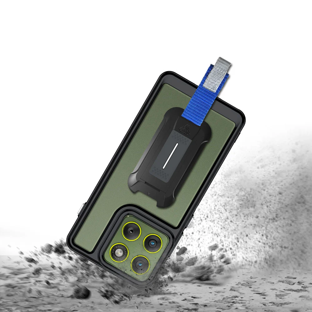 BX3-MT25-EG70 | Motorola Edge 70 | Mountable Shockproof Rugged Case for Outdoors w/ Carabiner - Image 9