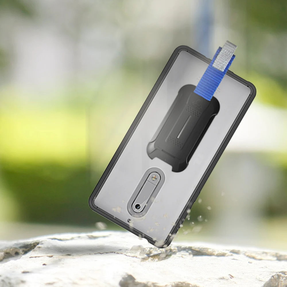 BX3-NK-5 | Nokia 5 | Shockproof Rugged case w/ KEY Mount & Carabiner - Image 9