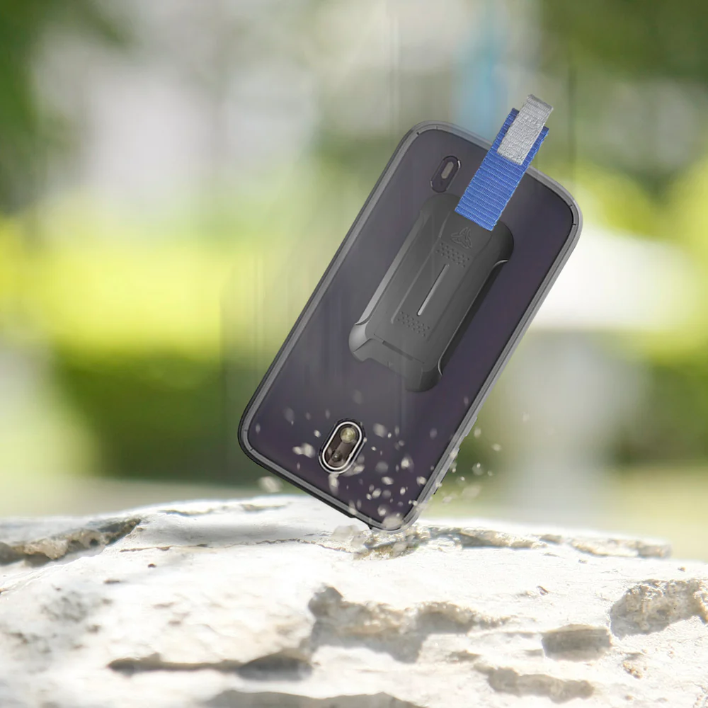 BX3-NK18-1 | Nokia 1 2018 | Shockproof Rugged case w/ KEY Mount & Carabiner - Image 9