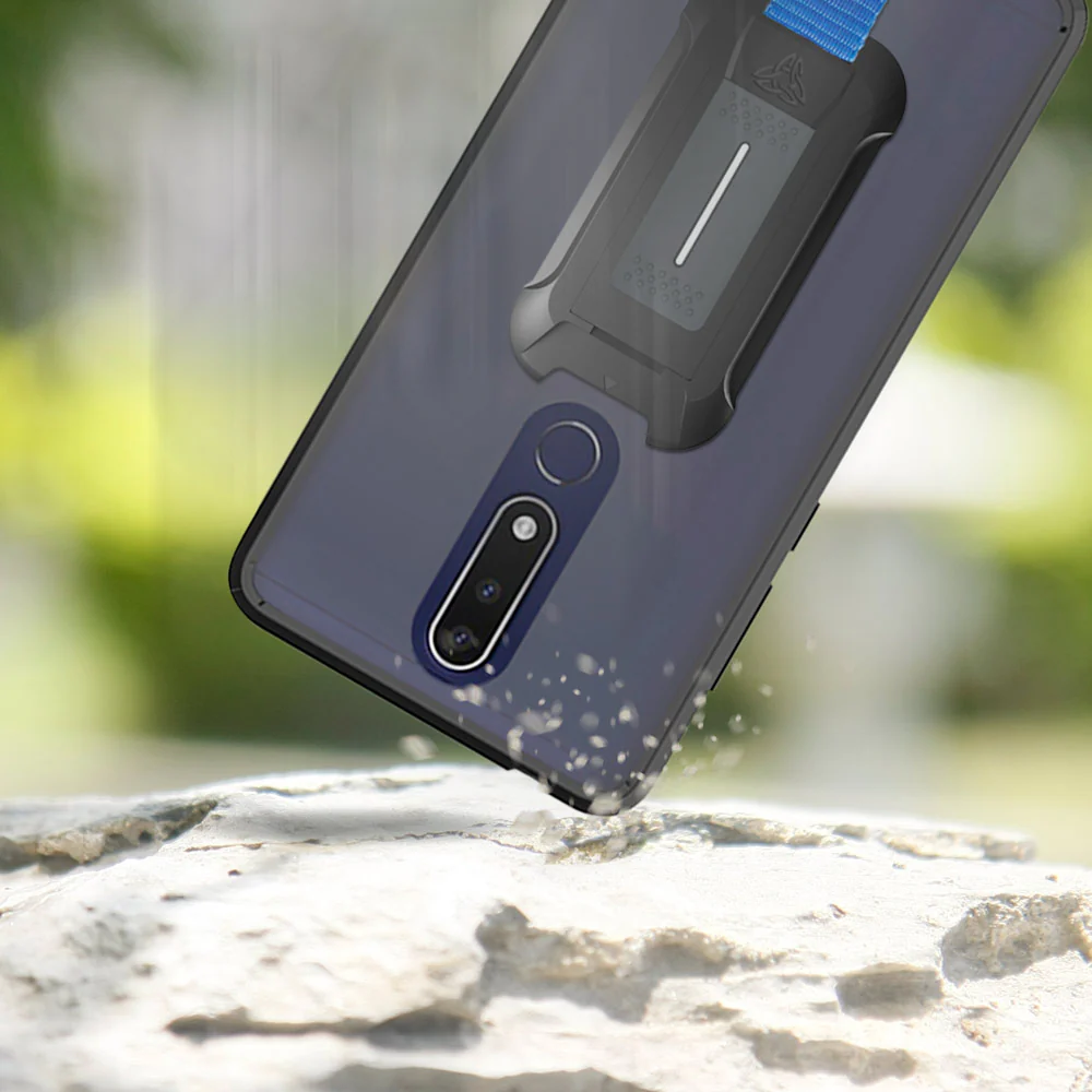 BX3-NK18-X3 | Nokia 3.1 Plus (Nokia X3) EU Ver | Mountable Shockproof Rugged Case for Outdoors w/ Carabiner - Image 6