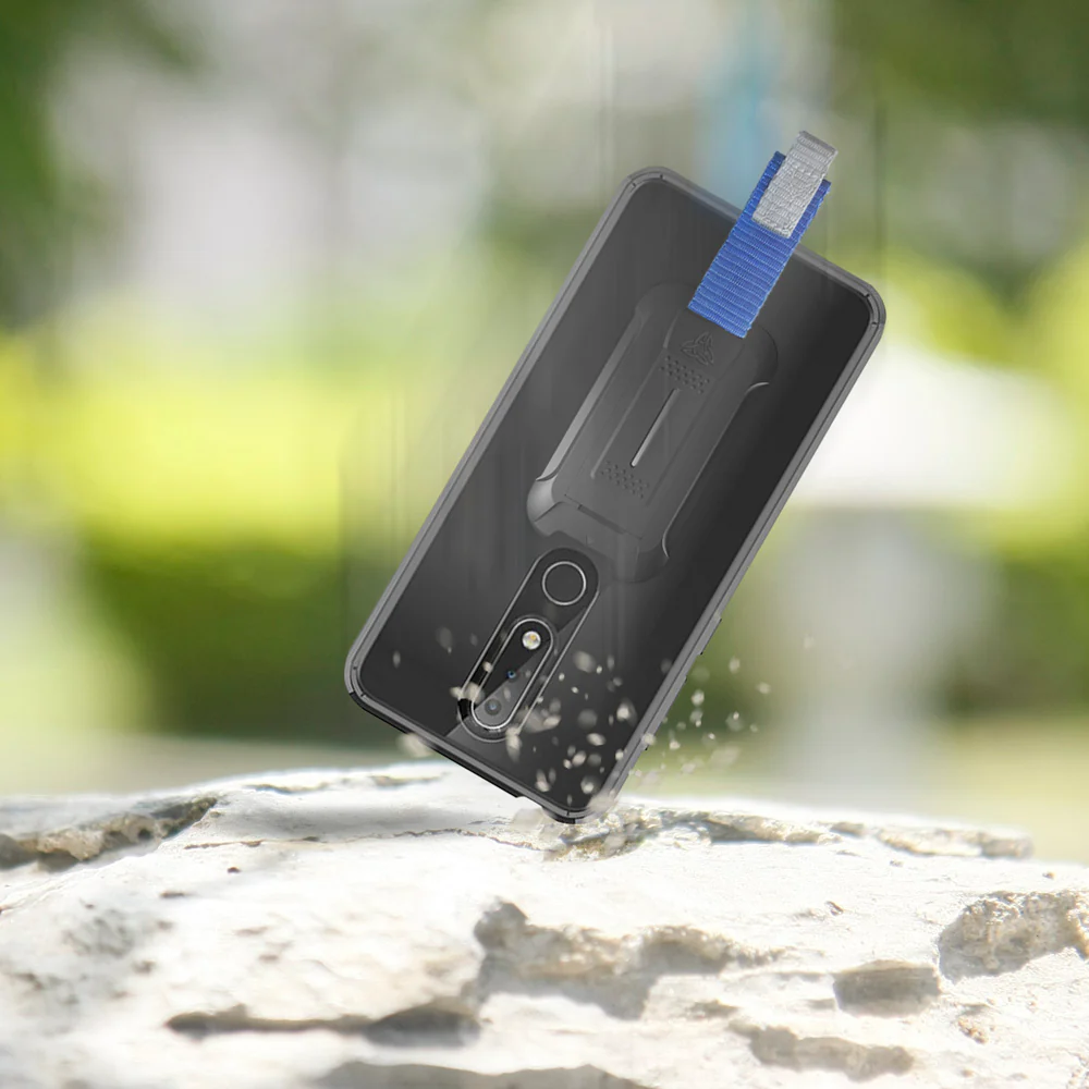 BX3-NK18-X6 | Nokia X6 2018 / Nokia 6.1 Plus | Shockproof Rugged case w/ KEY Mount & Carabiner - Image 9