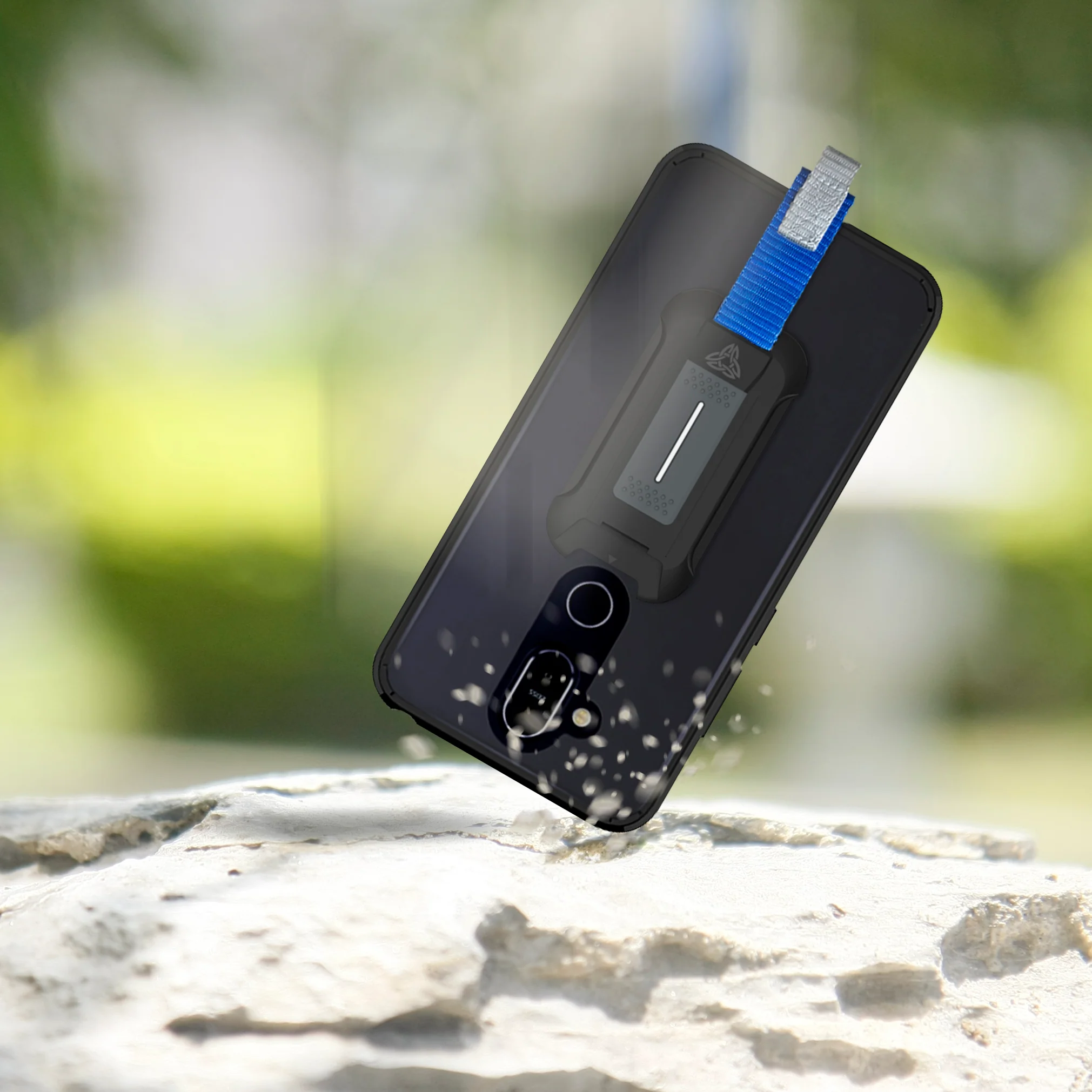 BX3-NK18-X7 | Nokia 8.1 (Nokia X7) | Mountable Shockproof Rugged Case for Outdoors w/ Carabiner - Image 8