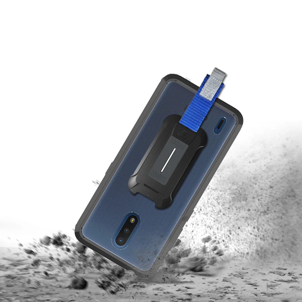BX3-NK20-C2TV | Nokia C2 Tava Case | Mountable Shockproof Rugged Case for Outdoors w/ Carabiner - Image 9