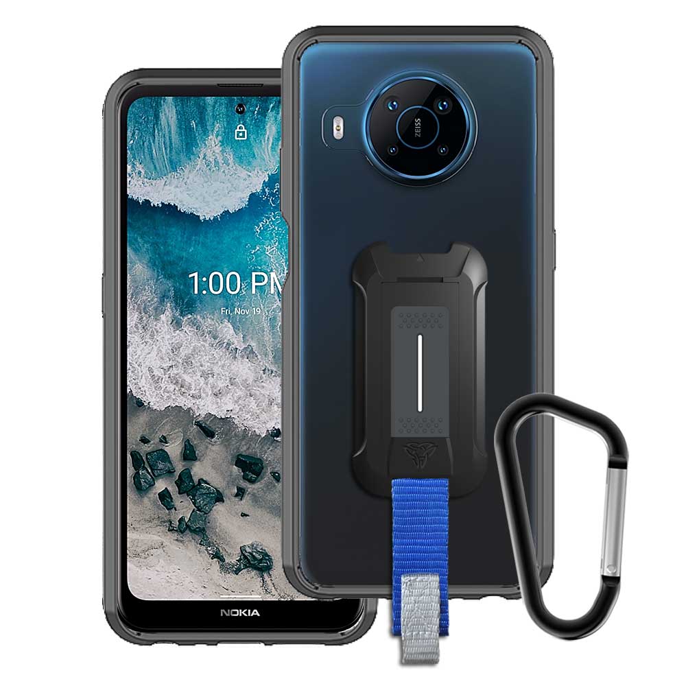 BX3-NK21-X100 | Nokia X100 Case | Mountable Shockproof Rugged Case for Outdoors w/ Carabiner