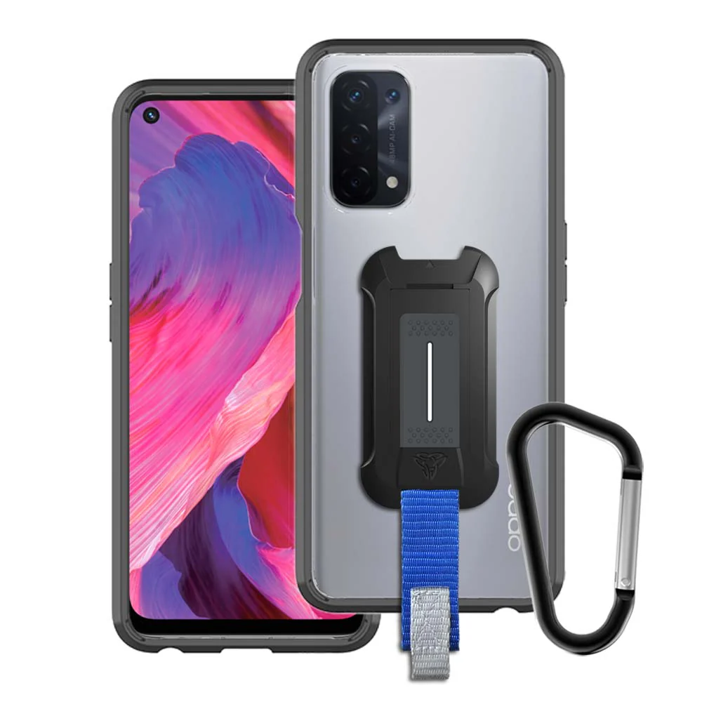 BX3-OP21-A745G | OPPO A54 5G / A74 5G / A93 5G | Shockproof Rugged case w/ KEY Mount & Carabiner